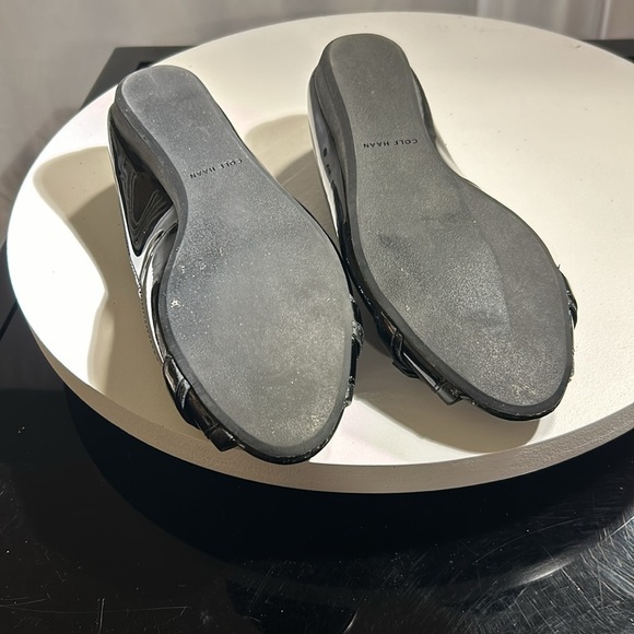 Cole Haan Peep Toe Ballet Flats - Picture 4 of 4